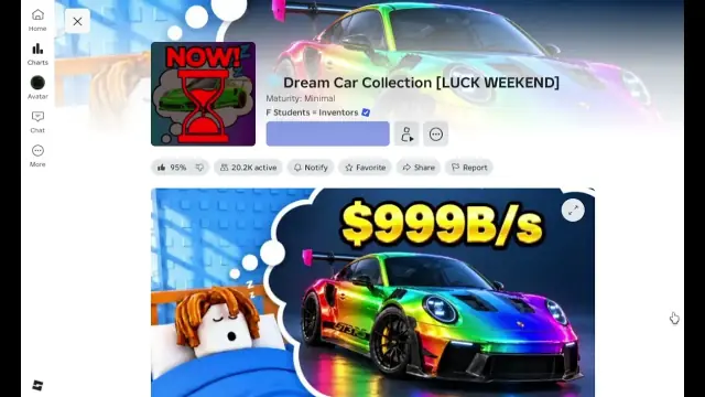 Dream Car Collection Roblox Discord: How to Join & Links